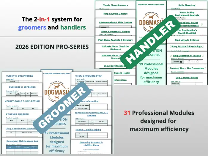 DOGMASH Groomer + Handler Pro Bundle 2026 Digital Logbook