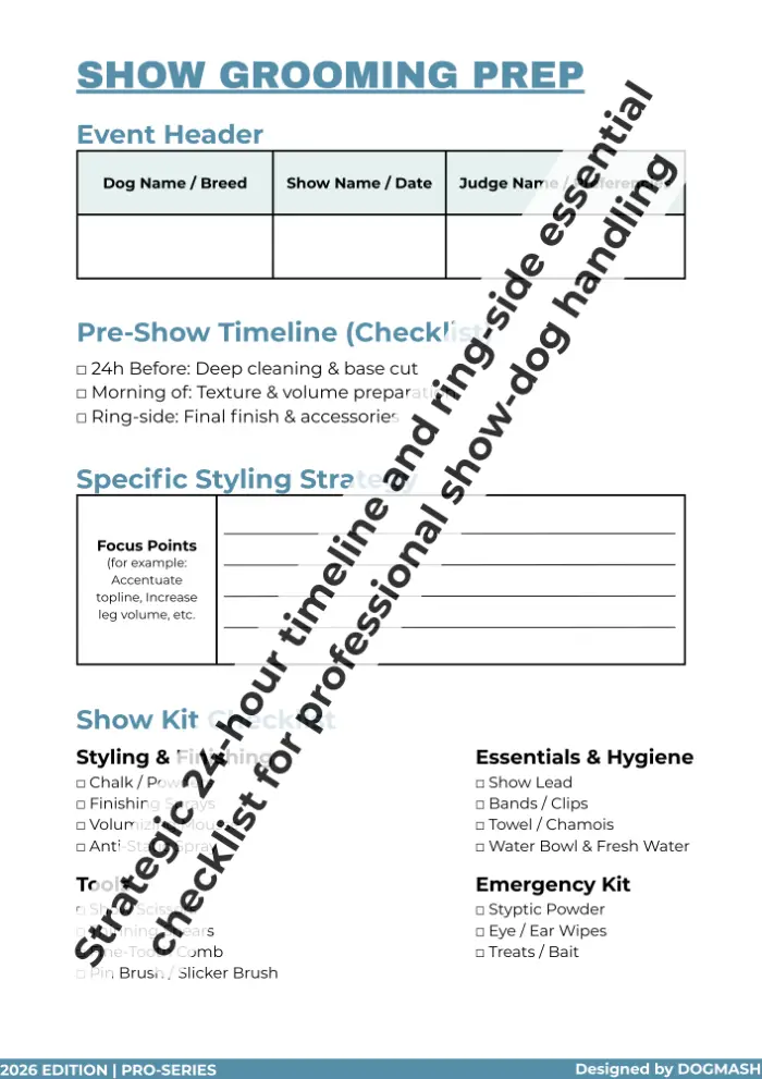 Dog Grooming Salon Product and Shampoo Tracker