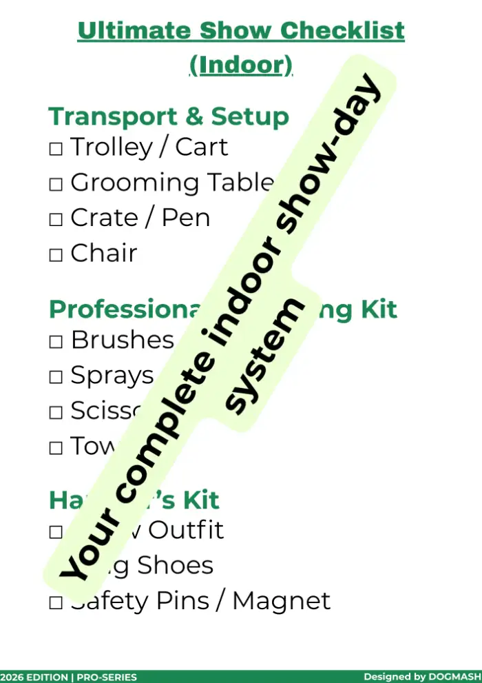 Dog Show Venue and Ring Environment Analysis Log