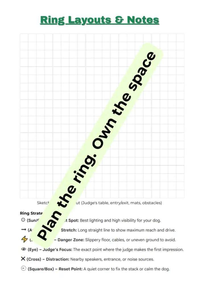 Dog Show Training Tips and Stacking Foundation Guide